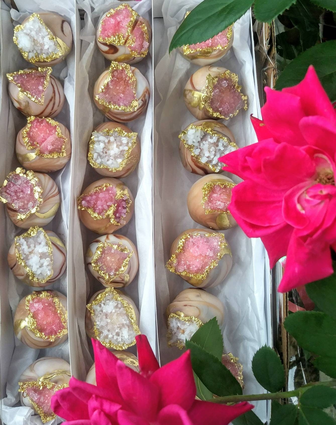 Reserved listing for Robin- needed by 10/18- 20 geode truffles