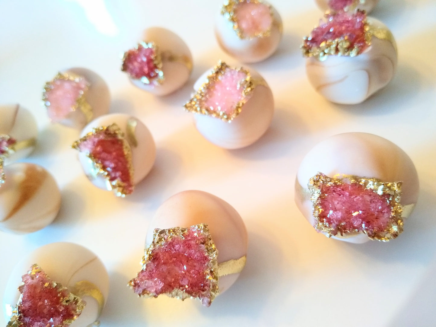Reserved listing for Robin- needed by 10/18- 20 geode truffles