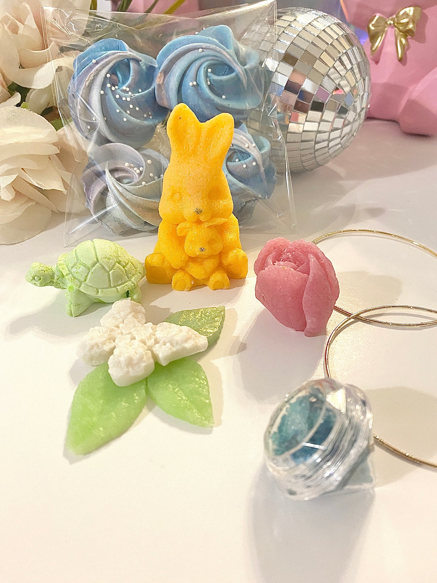 Small Springtime Kohakutou Crystal Candy Collection kohakutou animal and flower shapes crystal candy butterfly and bug shapes