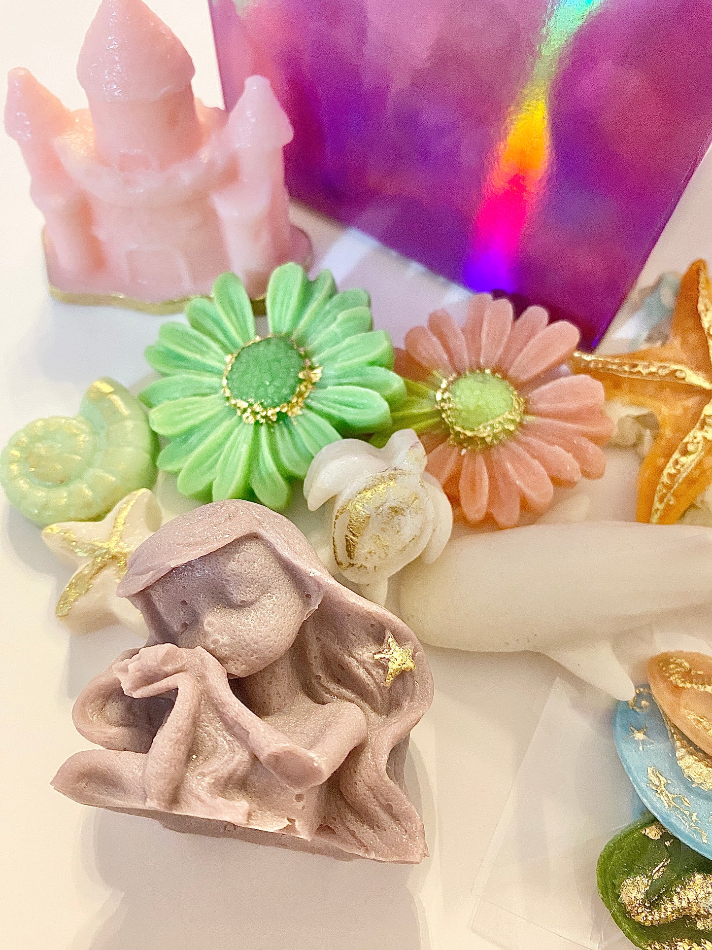 Mermaid Lagoon Kohakuto Candy Set – Crystal Candy Seashells, Mermaid & Ocean Candy, Beach Party Treats