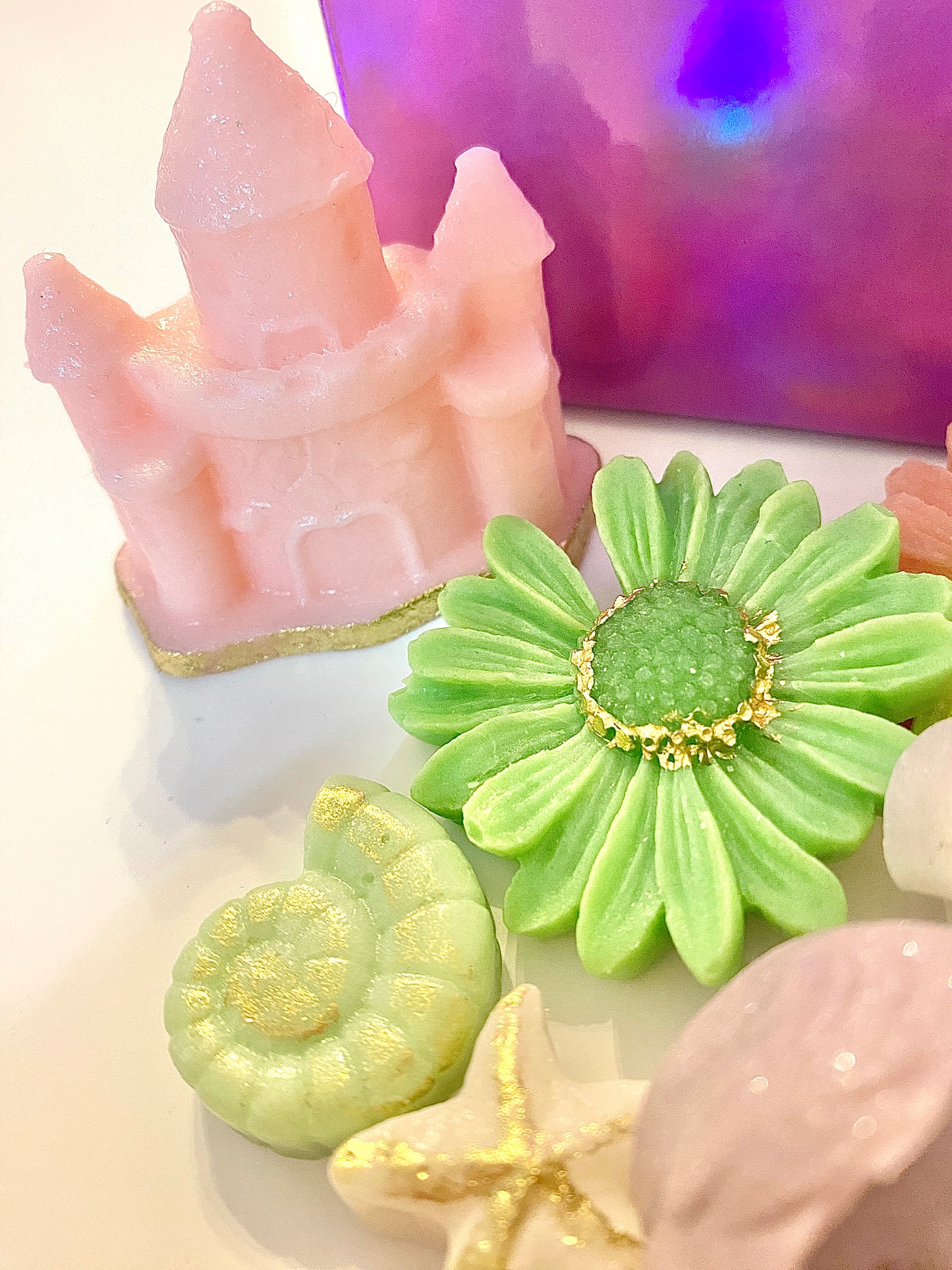 Mermaid Lagoon Kohakuto Candy Set – Crystal Candy Seashells, Mermaid & Ocean Candy, Beach Party Treats