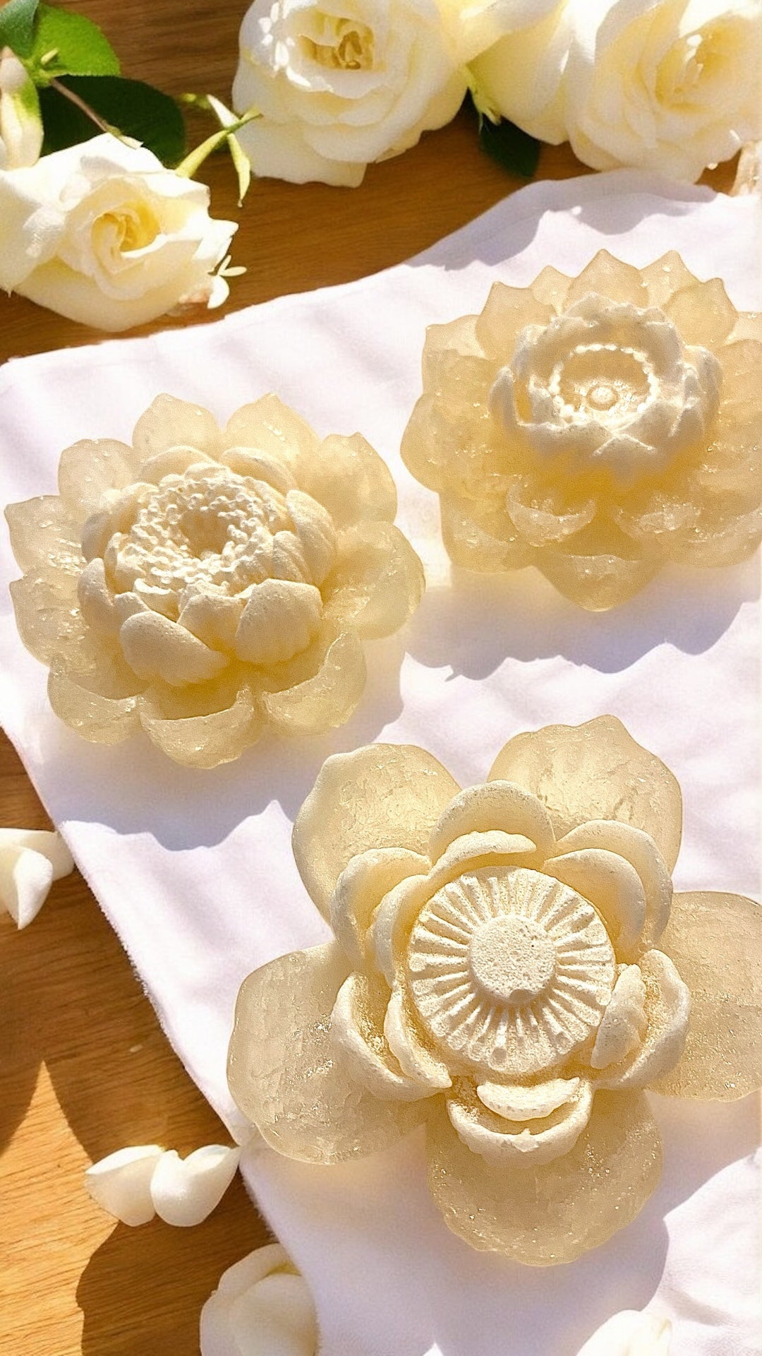Lotus Blossom Crystal candy Kohakutou TikTok popular food Crystals ASMR food gift for him gift for her