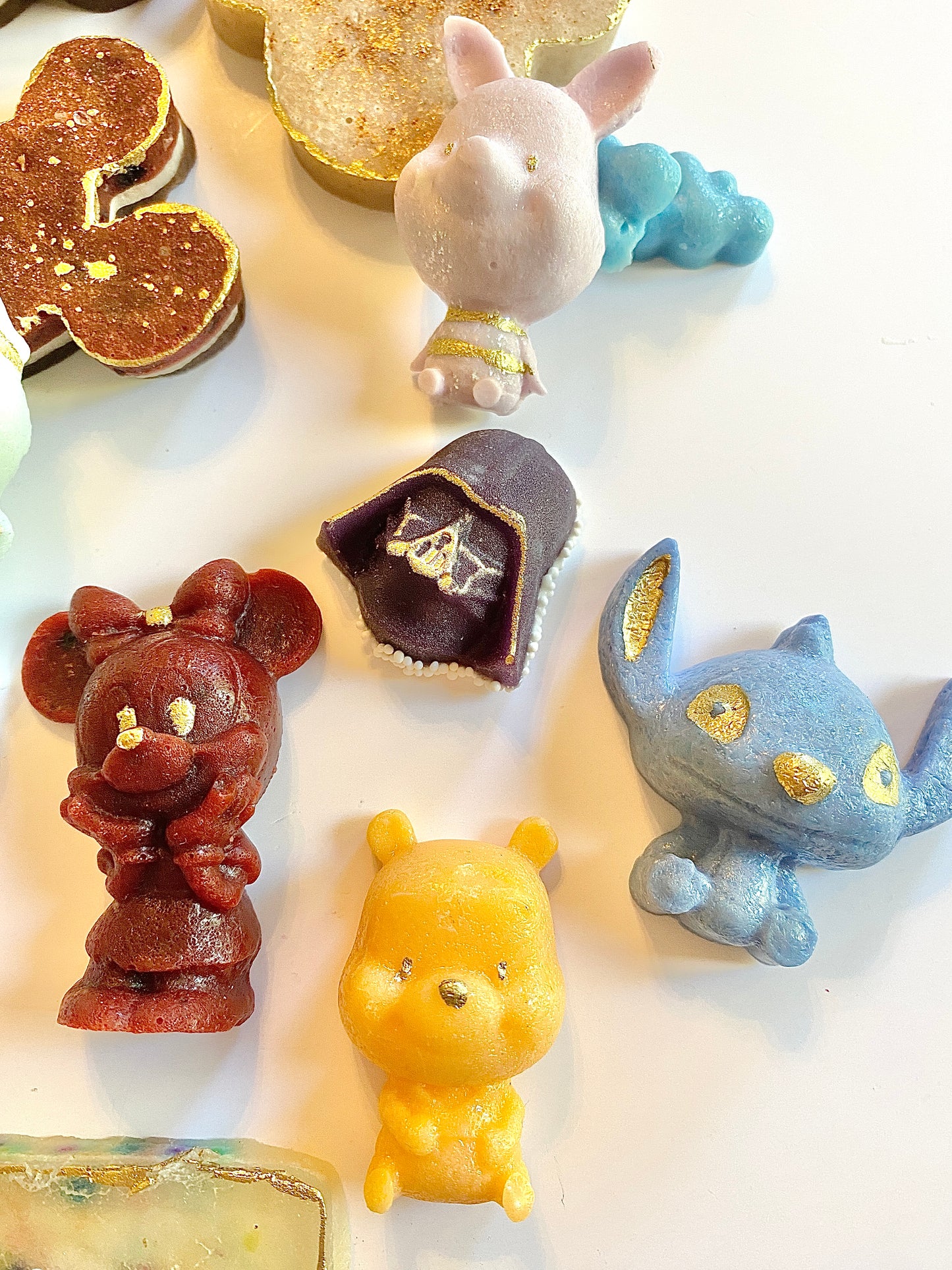 Disney 70th Anniversary Celebration Candy Set – Kohakuto Crystal Candy Gift, Disney Castle & Mickey Treats with Keychain + Stickers