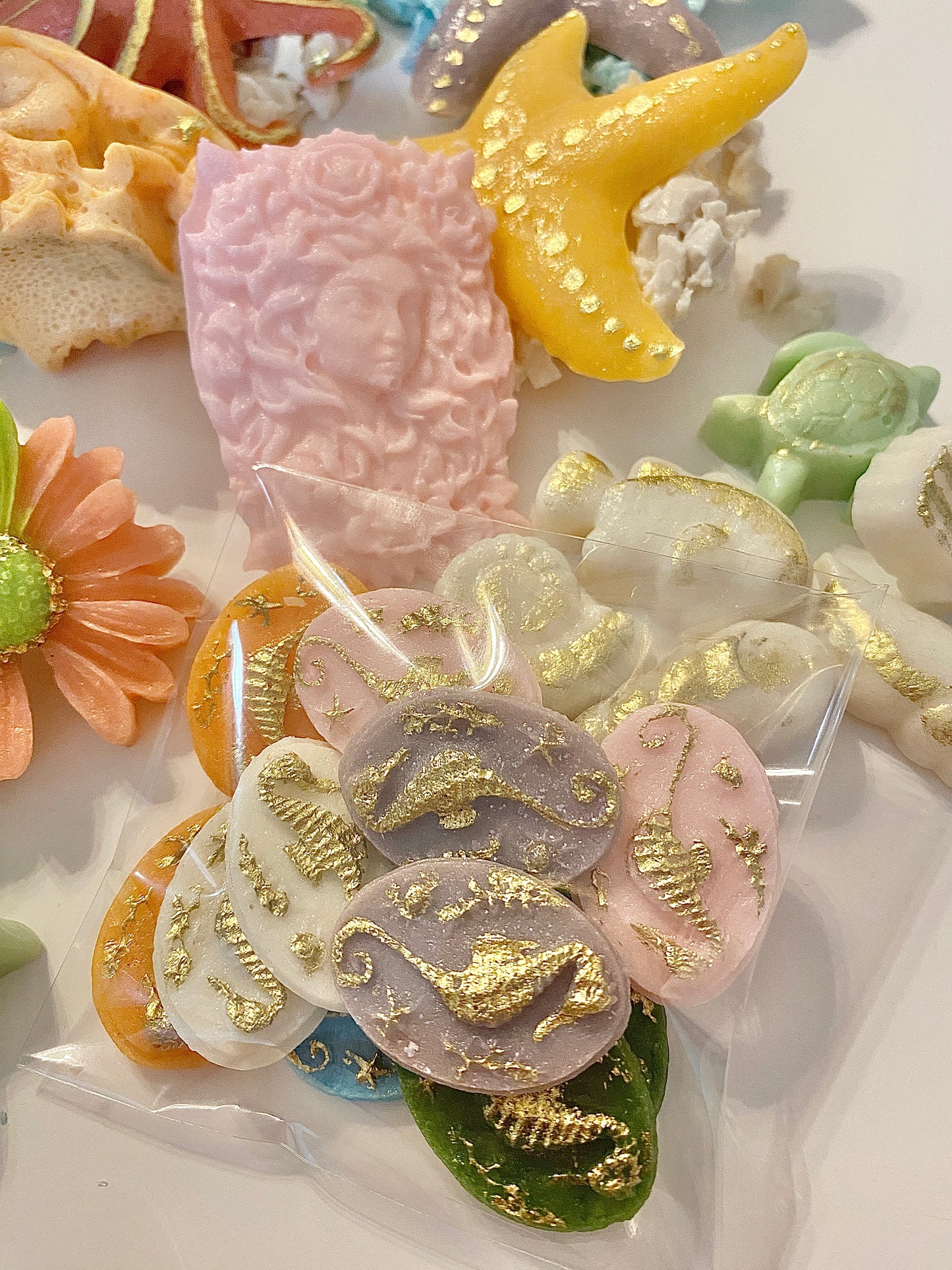 Mermaid Lagoon Kohakuto Candy Set – Crystal Candy Seashells, Mermaid & Ocean Candy, Beach Party Treats
