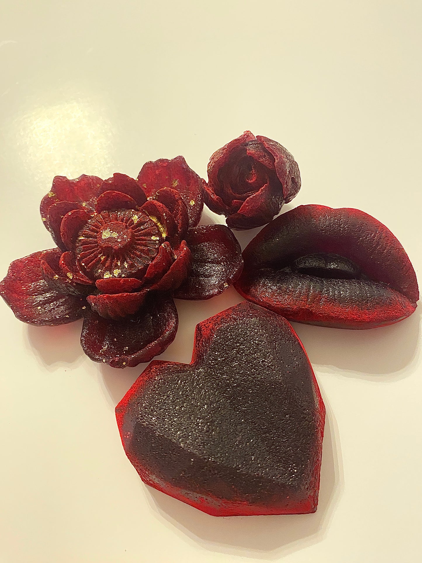 Dark Cabernet Sauvignon Wine Romantic themed Kohakutou Crystal Candy, ASMR candy