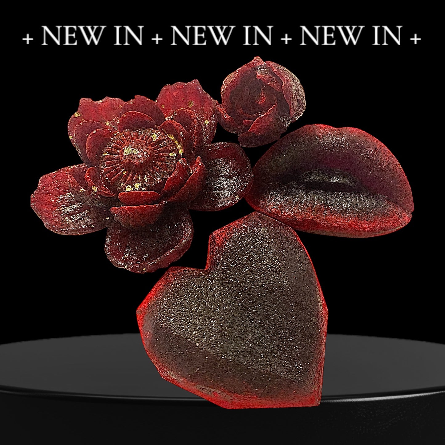 Dark Cabernet Sauvignon Wine Romantic themed Kohakutou Crystal Candy, ASMR candy