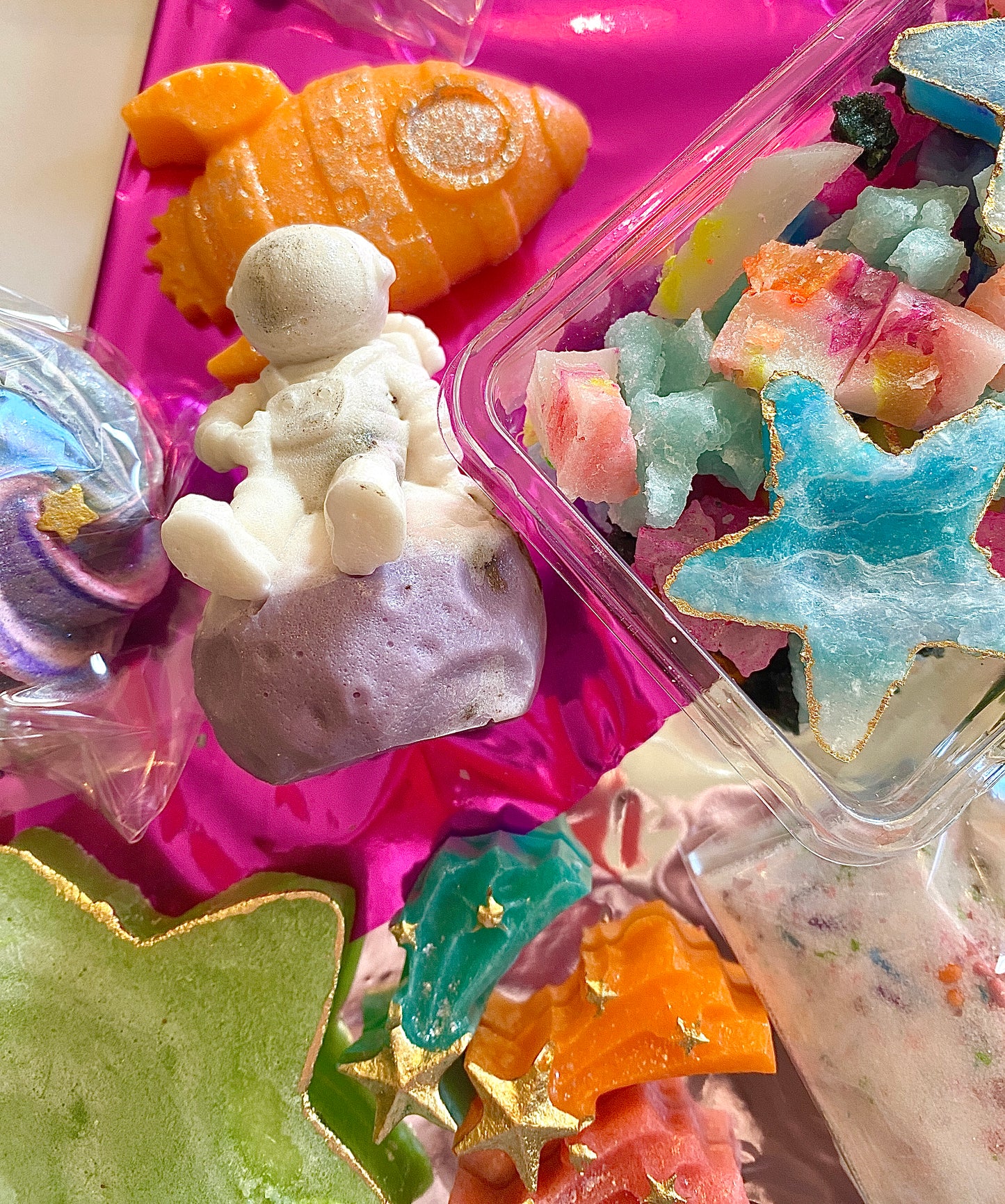 Romantic space themed candy- Meet me in the Stars. Love you to the Moon and back.
