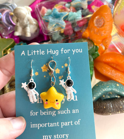 Romantic space themed candy- Meet me in the Stars. Love you to the Moon and back.