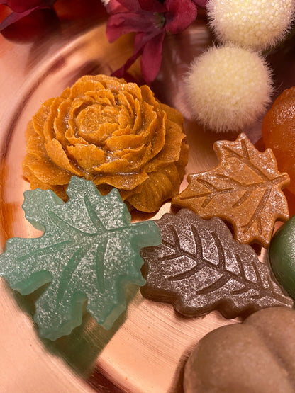 Vegan Kohakutou Pastel Pumpkin candy decoration set Autumn party supplies fall candy all natural treats gourmet crystal candy pumpkin gift