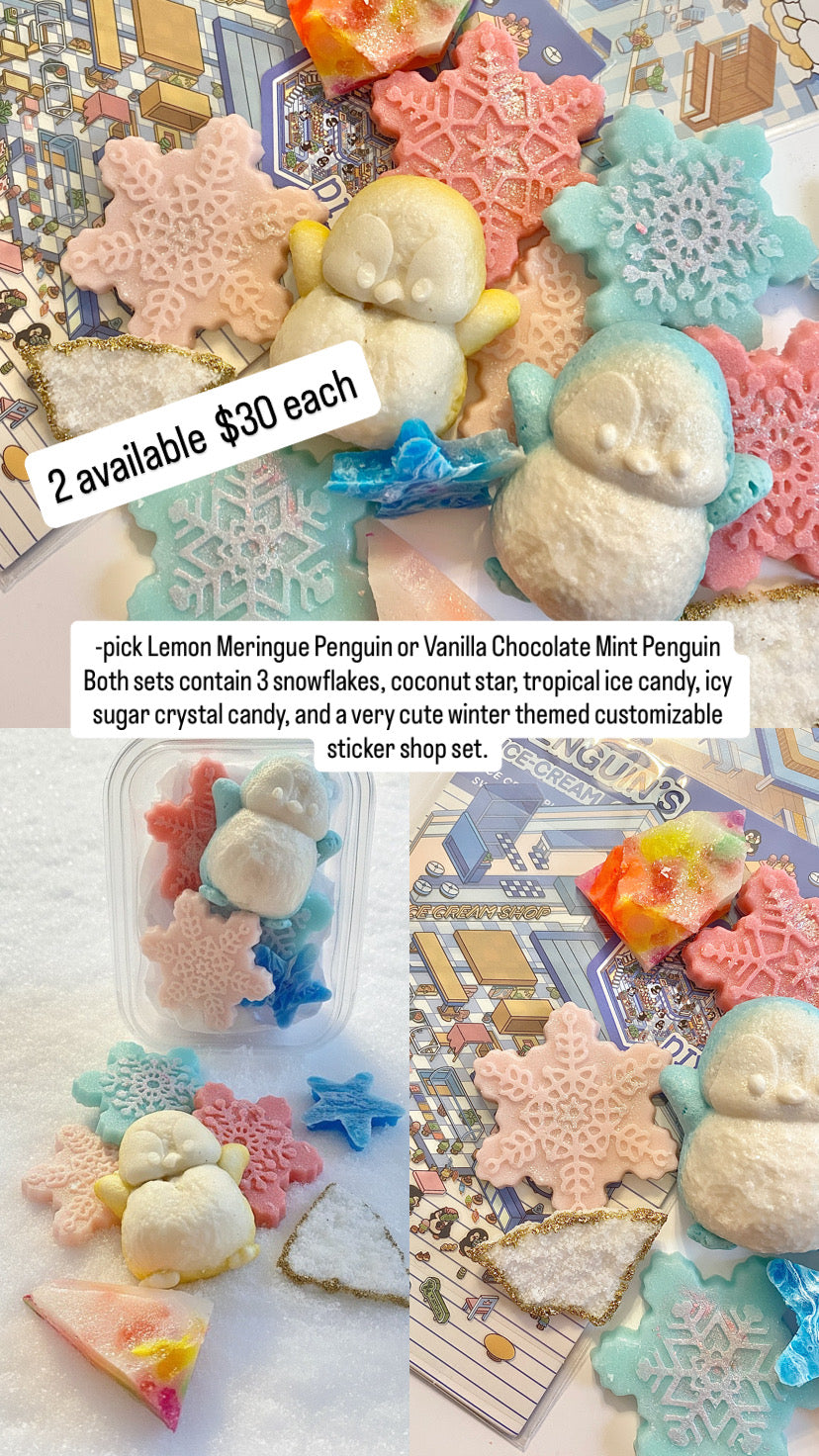 Cute Winter Penguin Candy Sets