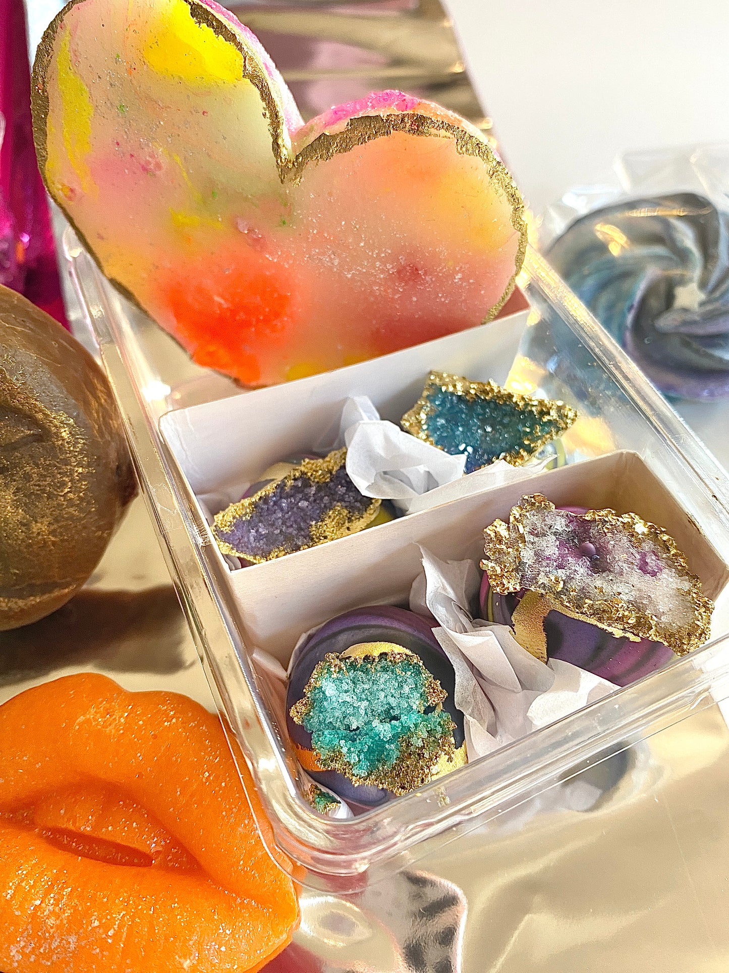 Romantic space themed candy- Meet me in the Stars. Love you to the Moon and back.