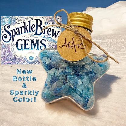 SparkleBrew Gem Drink Transformations Fun whimsical Winter Wonderland Drink Effects add Glitter and Fizz to any soda