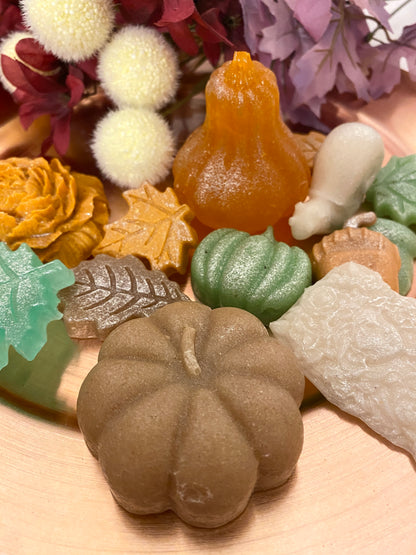 Vegan Kohakutou Pastel Pumpkin candy decoration set Autumn party supplies fall candy all natural treats gourmet crystal candy pumpkin gift