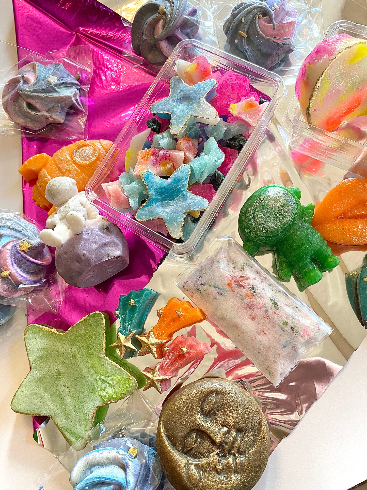 Romantic space themed candy- Meet me in the Stars. Love you to the Moon and back.