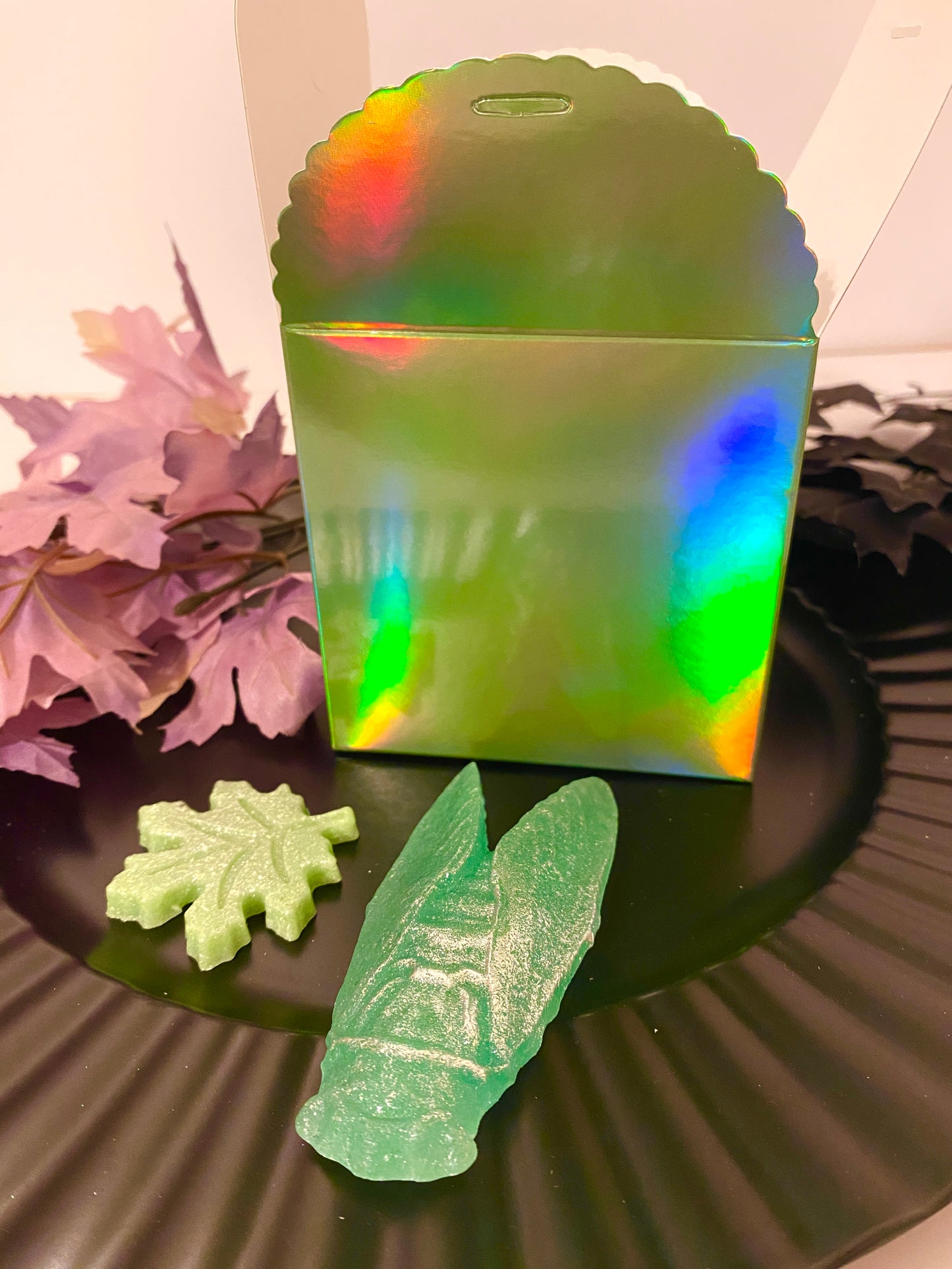 Spooky green themed kohakutou crystal candy gift box mixes green crystal candy all natural treats beetlejuice and bug gourmet candy gift box