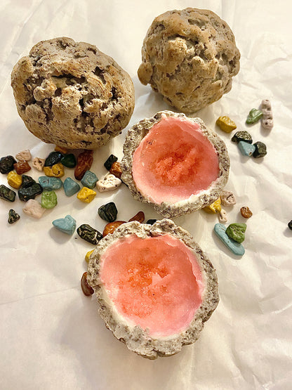 Realistic Breakable Edible Druzy Geode