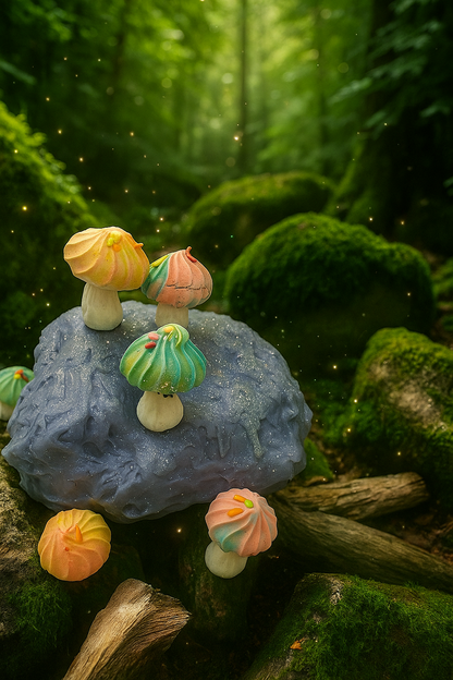 Fairy Meringue Mushrooms in various flavors Forest themed fairytale whimsical cake toppers