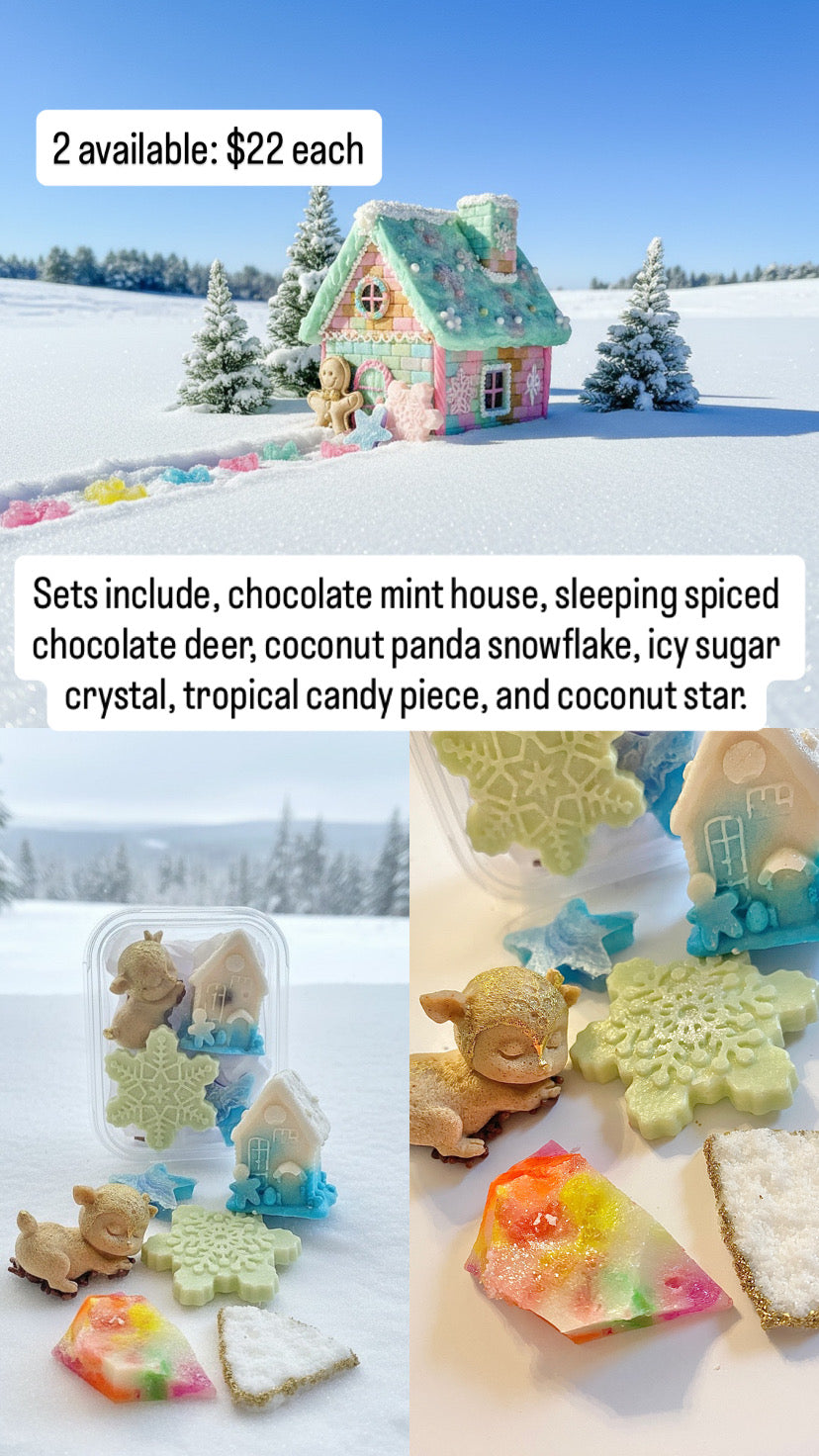 Cute Gingerbread house sets