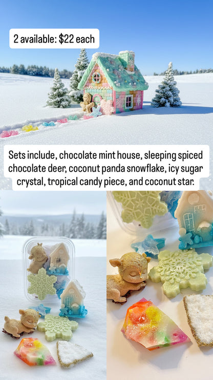 Cute Gingerbread house sets