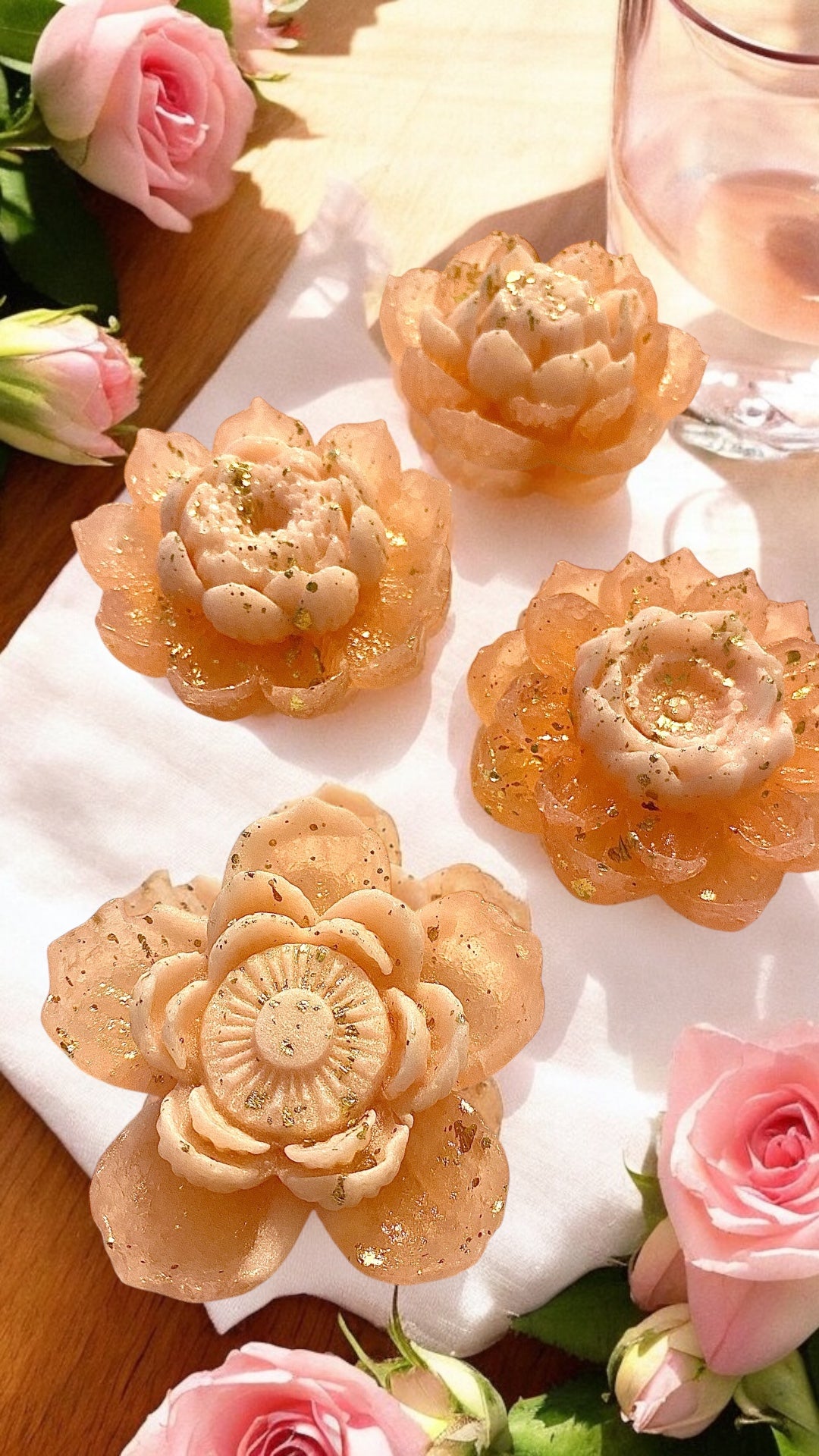 Lotus Blossom Crystal candy Kohakutou TikTok popular food Crystals ASMR food gift for him gift for her