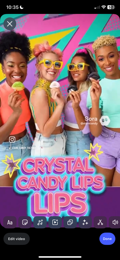 Mary’s Luscious Lips Candy Set – Fun & Flirty Crystal Candies!