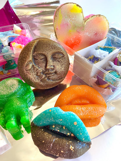 Romantic space themed candy- Meet me in the Stars. Love you to the Moon and back.