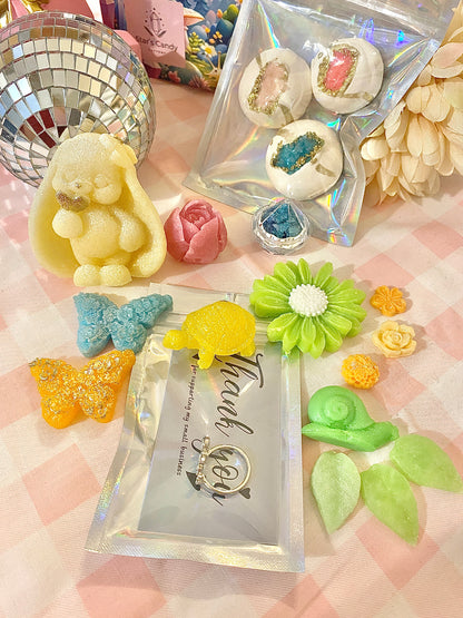 Small Springtime Kohakutou Crystal Candy Collection kohakutou animal and flower shapes crystal candy butterfly and bug shapes