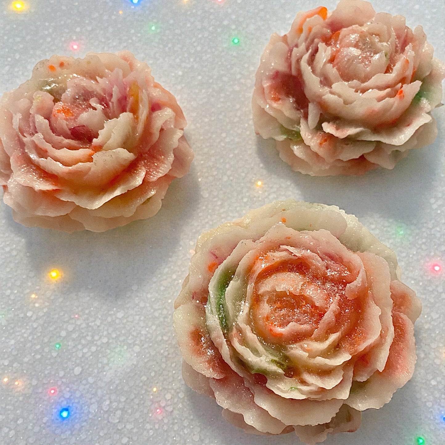 Gorgeous kohakutou Candy Peony Flowers in lots of different flavors!