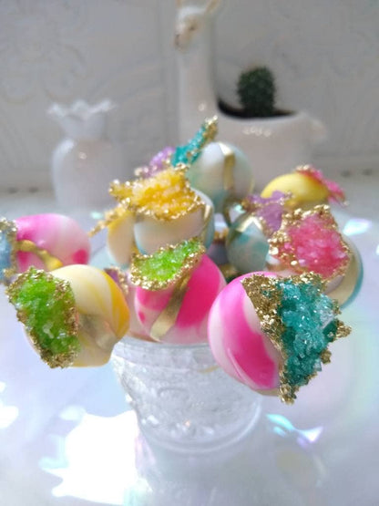 Chocolate Truffles - Tropical Colors